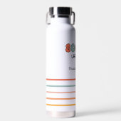 パーソナライズされたレトロ社会福祉士 ウォーターボトル (正面)