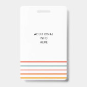 パーソナライズされたレトロ社会福祉士 バッジ (裏面)