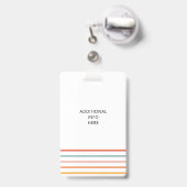 パーソナライズされたレトロ社会福祉士 バッジ (裏面（伸縮クリップ）)