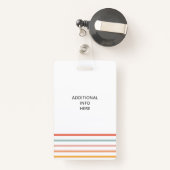 パーソナライズされたレトロ社会福祉士 バッジ (裏面リトラクタブル付き)