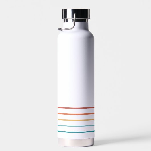 パーソナライズされたレトロ素晴らしマネージャおもしろい ウォーターボトル (右面)