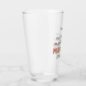 パーソナライズされたレトロ素晴らしマネージャおもしろい タンブラーグラス (右)