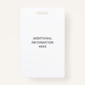 パーソナライズされたレトロ素晴らしマネージャおもしろい バッジ (裏面)