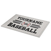 パーソナライズされたレトロ野球選手NAMEチーム カッティングボード (角)
