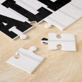 パーソナライズされたレトロ野球選手NAMEチーム ジグソーパズル (側面)