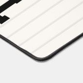 パーソナライズされたレトロ野球選手NAMEチーム デスクマット (コーナー)