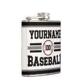 パーソナライズされたレトロ野球選手NAMEチーム フラスク (右)