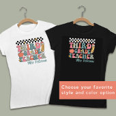 パーソナライズされたレトロ3級先生 Tシャツ