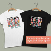 パーソナライズされたレトロ5級先生 Tシャツ