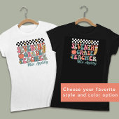 パーソナライズされたレトロ7級先生 Tシャツ