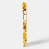 パーソナライズされたレトロ70s花柄 Case-Mate iPhoneケース (裏面 / 左)