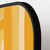 パーソナライズされたレトロ ピックルボールラケット (左詳細)