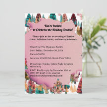 パーソナライズされたレトロ ミニマル カラフル ツリー