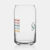 パーソナライズされたレトロOT職業セラピーOT ガラス缶 (左)