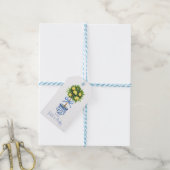 パーソナライズされたレモン トピアリー、チャイニーズ・チノワーズ  ギフトタグ (より糸付き)