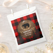 パーソナライズされたログジャンボの誕生日 フェイバーバッグ (クリップ留めされた状態)