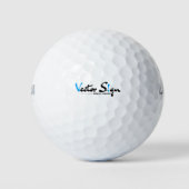 パーソナライズされたロゴのカスタムロゴ ゴルフボール (正面)