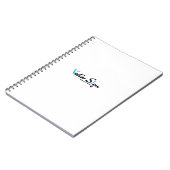 パーソナライズされたロゴのカスタムロゴ ノートブック (左側)