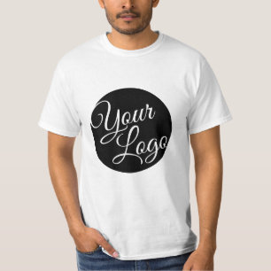 パーソナライズされたロゴのモダン背景色 Tシャツ