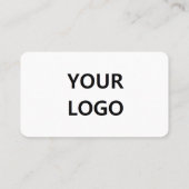 パーソナライズされたロゴ付き名刺 名刺 (裏面)