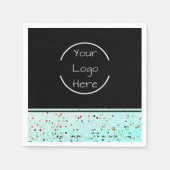 パーソナライズされたロゴ – カクテルナプキンス スタンダードカクテルナプキン (正面)