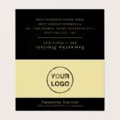 パーソナライズされたロゴ – ダブルロイヤリティ 名刺 (外部フラット)