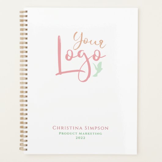 パーソナライズされたロゴ プランナー手帳 (正面)