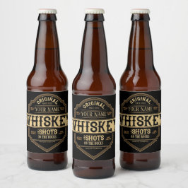 パーソナライズされたロックのウィスキーのラベルバー ビールラベル