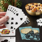 パーソナライズされたロマンチックなヴィンテージダマスク金ゴールドプレート トランプ (インサイチュ)