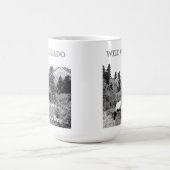 パーソナライズされたワイルドコロラドエルクワイルダネス モーフィングマグカップ (中央)