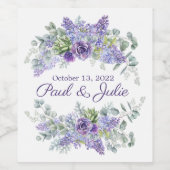 パーソナライズされたワインボトルラベル ワインラベル (シングルラベル)