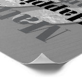 パーソナライズされたワードアー結婚ト70周年 ポスター (角)