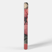 パーソナライズされたヴィンテージかわいらし赤面ピンクフローラ Case-Mate iPhoneケース (裏面 / 右)