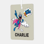 パーソナライズされたヴィンテージすごい開発者 メタルオーナメント (正面左)