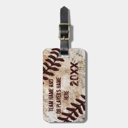 パーソナライズされたヴィンテージのラゲッジタグ ラゲッジタグ (正面縦)