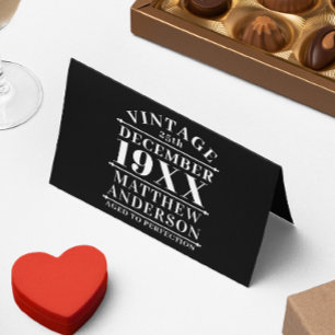 パーソナライズされたヴィンテージの熟達 カード