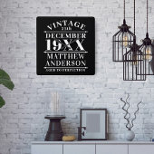 パーソナライズされたヴィンテージの熟達 スクエア壁時計