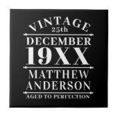 パーソナライズされたヴィンテージの熟達 タイル (正面)