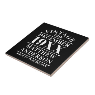 パーソナライズされたヴィンテージの熟達 タイル