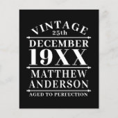 パーソナライズされたヴィンテージの熟達 チラシ (正面)