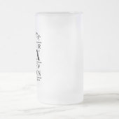 パーソナライズされたヴィンテージの熟達 フロストグラスビールジョッキ (中央)