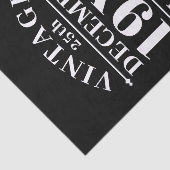 パーソナライズされたヴィンテージの熟達 薄葉紙 (詳細)