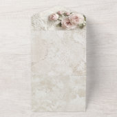 パーソナライズされたヴィンテージのRSVP ポストカード招待状 オールインワン招待状 (外側)