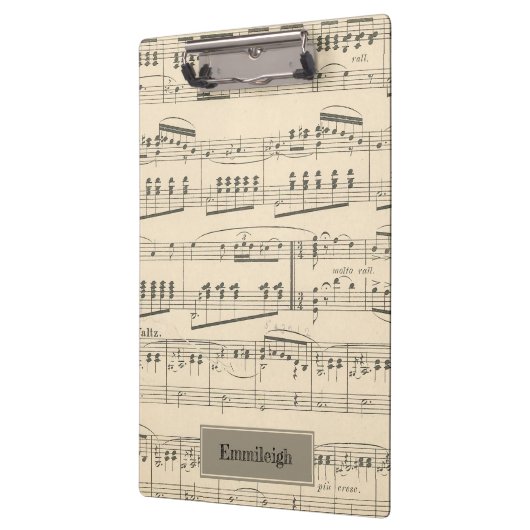 パーソナライズされたヴィンテージアンティーク クリップボード (左)