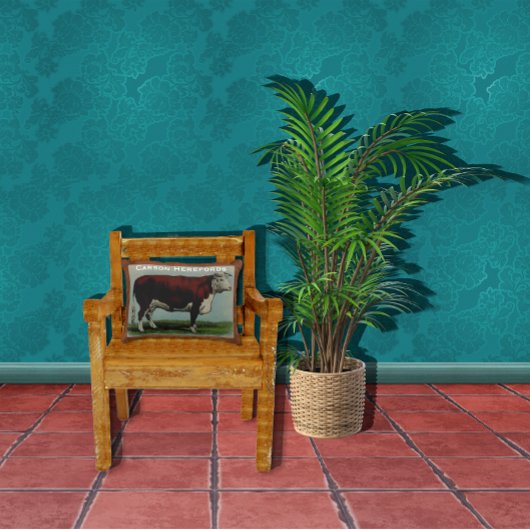 パーソナライズされたヴィンテージイラストレーション アクセントクッション