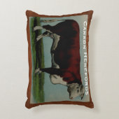 パーソナライズされたヴィンテージイラストレーション アクセントクッション (正面(垂直))