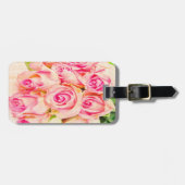 パーソナライズされたヴィンテージエレガントバラタグ ラゲッジタグ (正面横)
