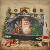 パーソナライズされたヴィンテージオールドクラシックサンタ シーズンカード