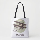 パーソナライズされたヴィンテージクラシック二面 トートバッグ (正面)