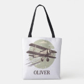 パーソナライズされたヴィンテージクラシック二面 トートバッグ (裏面)